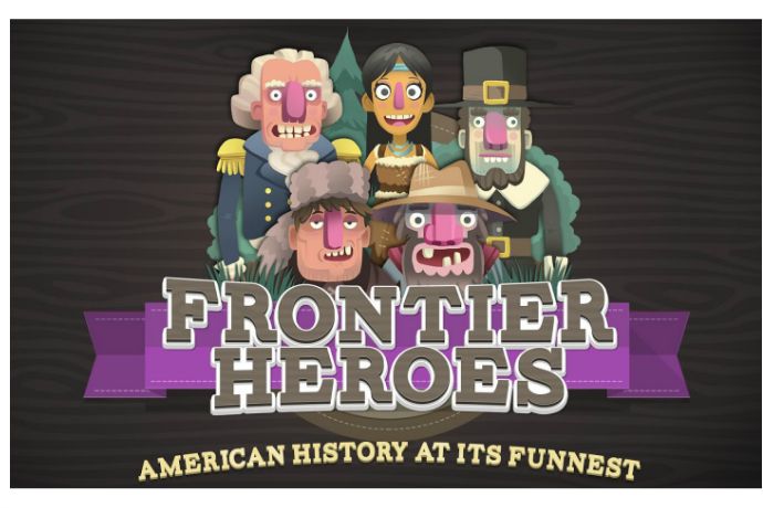 Play your way through early American history with Frontier Heroes app for kids