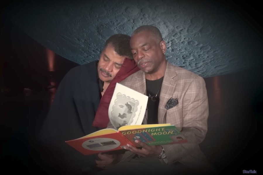 Watch Levar Burton read Goodnight Moon to Neil Degrasse Tyson and swoon a little.
