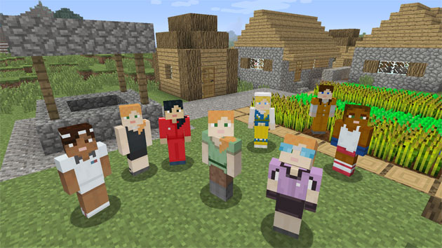 Minecraft launches the first girl character. And she’s just as handy with a pickaxe or a bucket of lava.