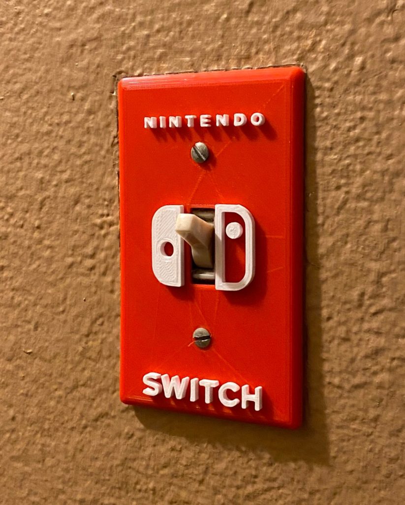 Nintendo Switch light plate on Etsy: such a fun gift for a gamer!