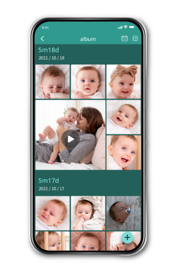 The Pixsee baby monitor has an app that also functions like a digital scrapbook all in one (sponsor)